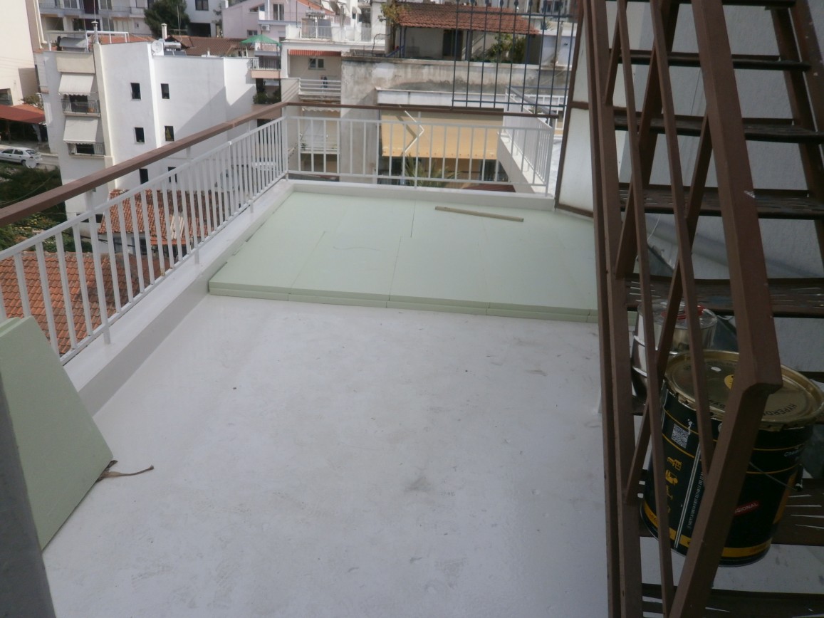 Waterproofing - Thermoinsulation an apartment in Kavala